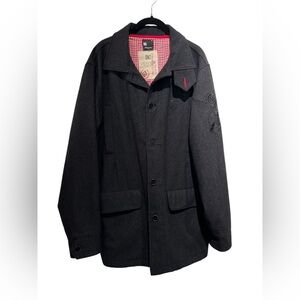 DC Wool Blend button up Coat